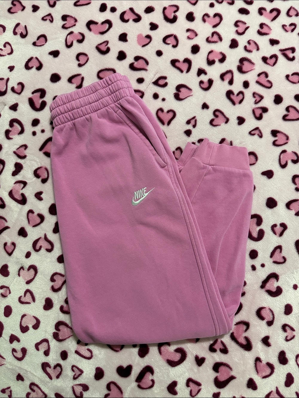 Nike Pink Girls' Fleece Joggers